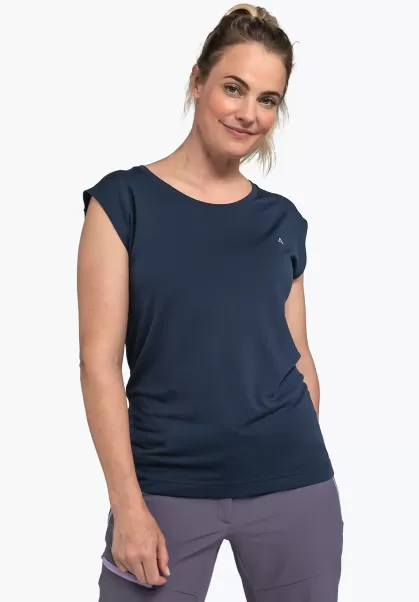 Haut À Séchage Rapide Et Confort Élevé Femme Schöffel T-Shirts / Polos Prix Bradé Bleu