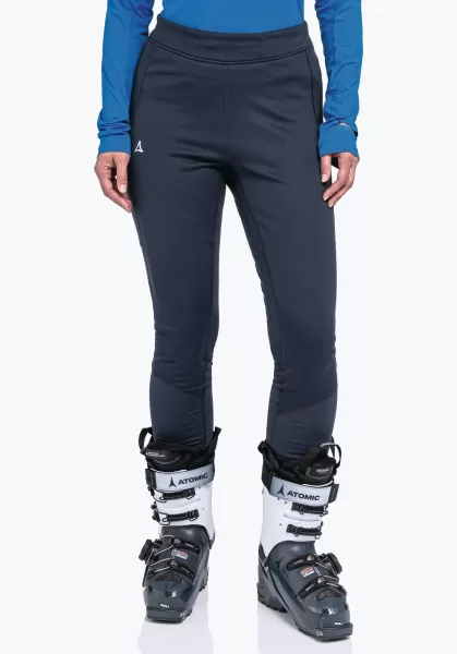 Schöffel Pantalons Long Collant De Ski De Randonnée Confortable Et Sportif Frais Femme Bleu