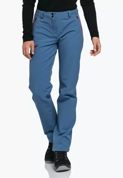Pantalon Rando Sportif Et Chaud Femme Blau Schöffel Efficacité Pantalons Long