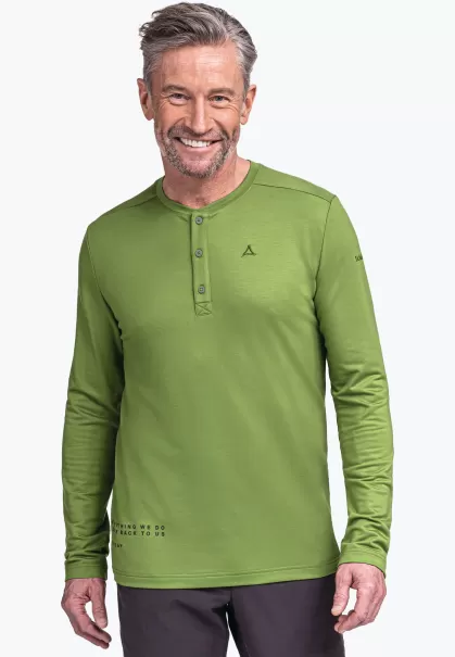 Pas Cher Vert T-Shirts / Polos Homme Schöffel T-Shirt Long Au Confort Maximal