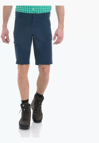 Pantalons Short Schöffel Bleu Short De Randonnée Léger Avec Stretch 4 Directions Homme Magique