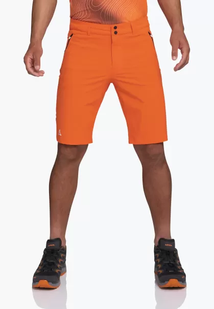 Orange Short Sportif & Grande Liberté De Mouvement La France Pantalons Short Schöffel Homme