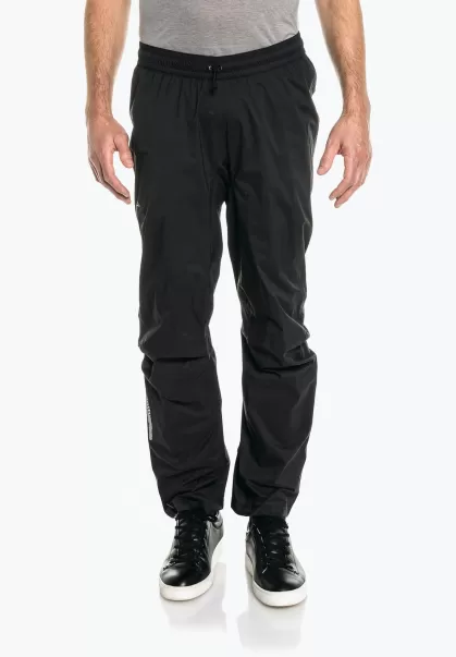 Normé Homme Schöffel Pantalon Pluie Imperméable Pour Vélo Pantalons Long Noir